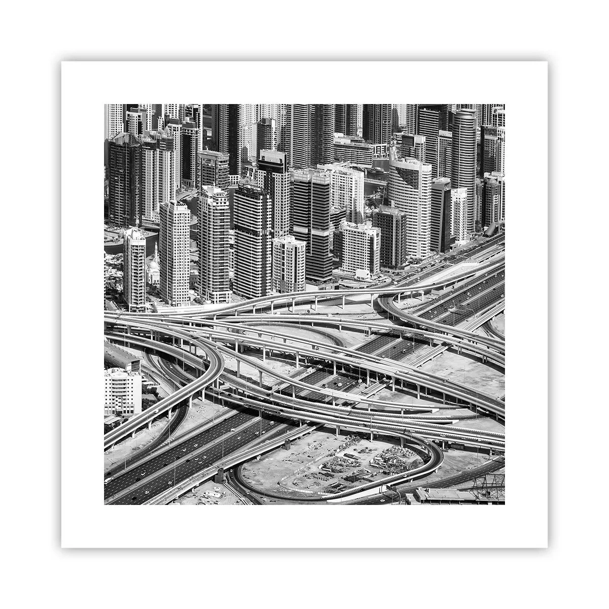 Poster - Dubai - de onmogelijke stad - 40x40 cm