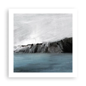 Poster - Water – aarde: botsing der elementen - 50x50 cm