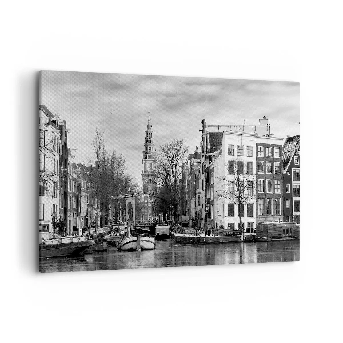 Schilderen op canvas - Amsterdamse sferen - 100x70 cm