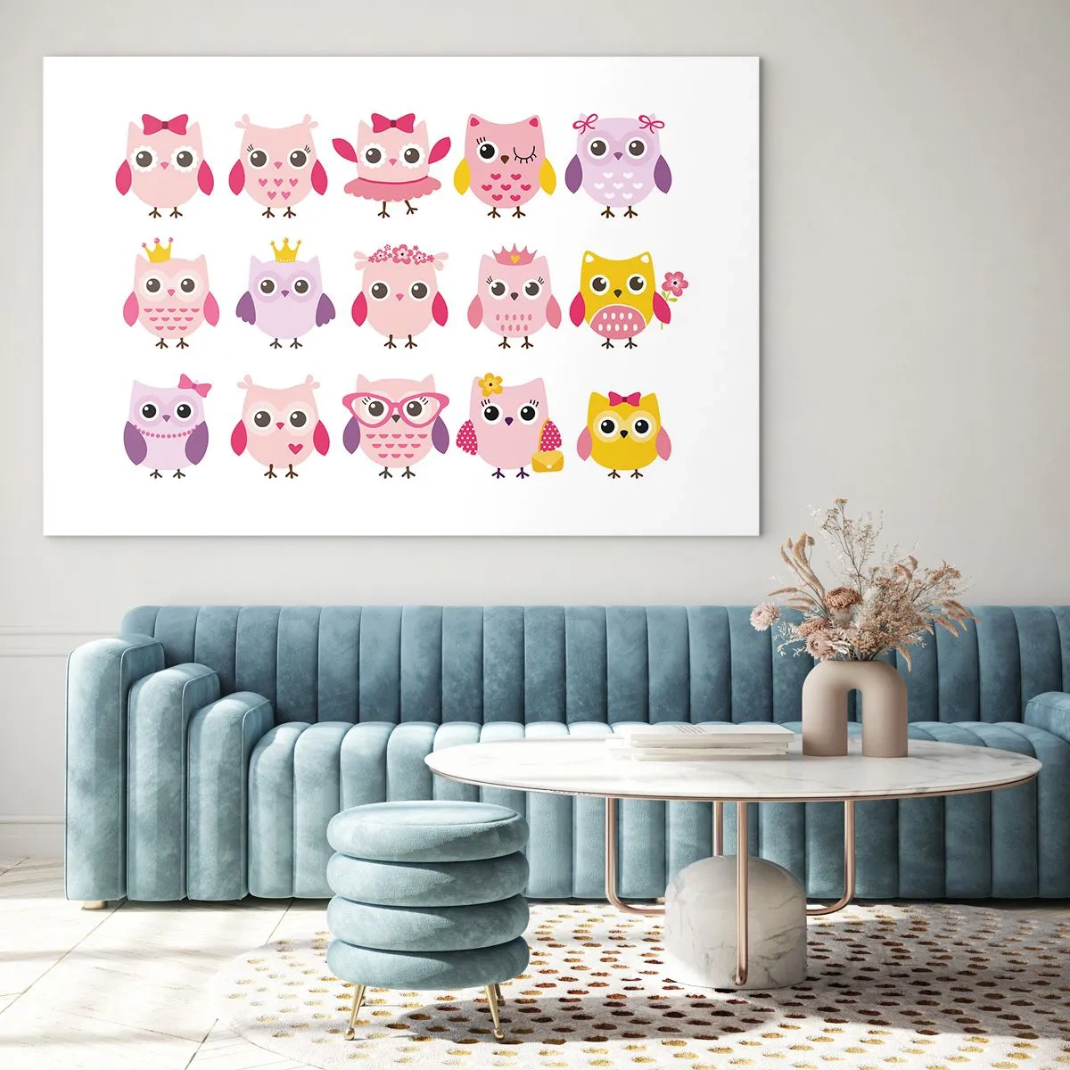 Schilderen op glas - De ene is zoeter dan de andere - 100x70 cm