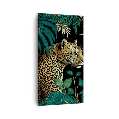 Schilderen op canvas - Een gastheer in de jungle - 55x100 cm