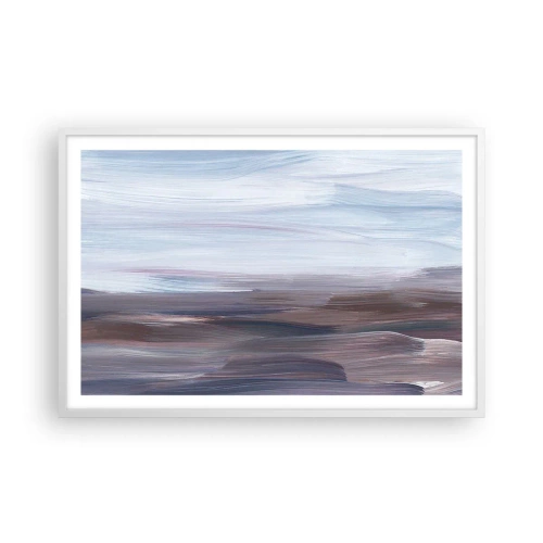 Poster in een witte lijst - Elementen: water - 91x61 cm