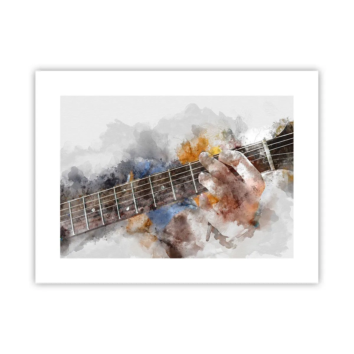 Poster - Poëzie tussen de snaren - 40x30 cm