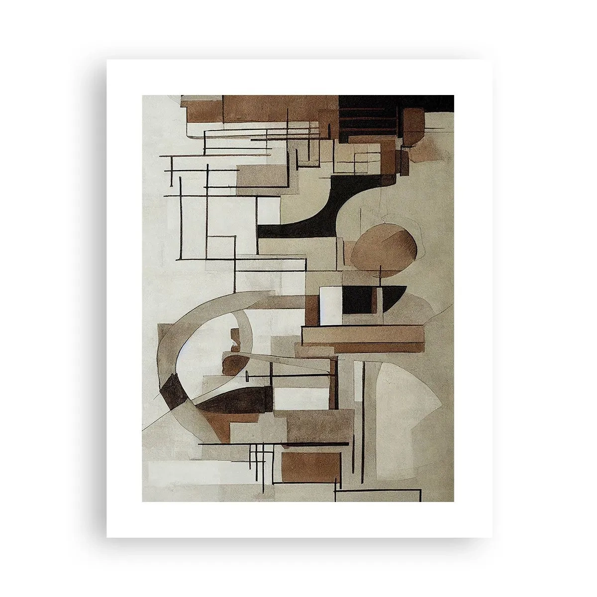 Poster - Stadslandschap 2.0 - 40x50 cm