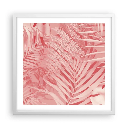 Poster in een witte lijst - Roze concept - 50x50 cm