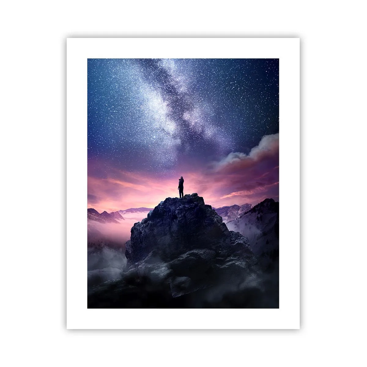 Poster - En hij voelde het leven - 40x50 cm