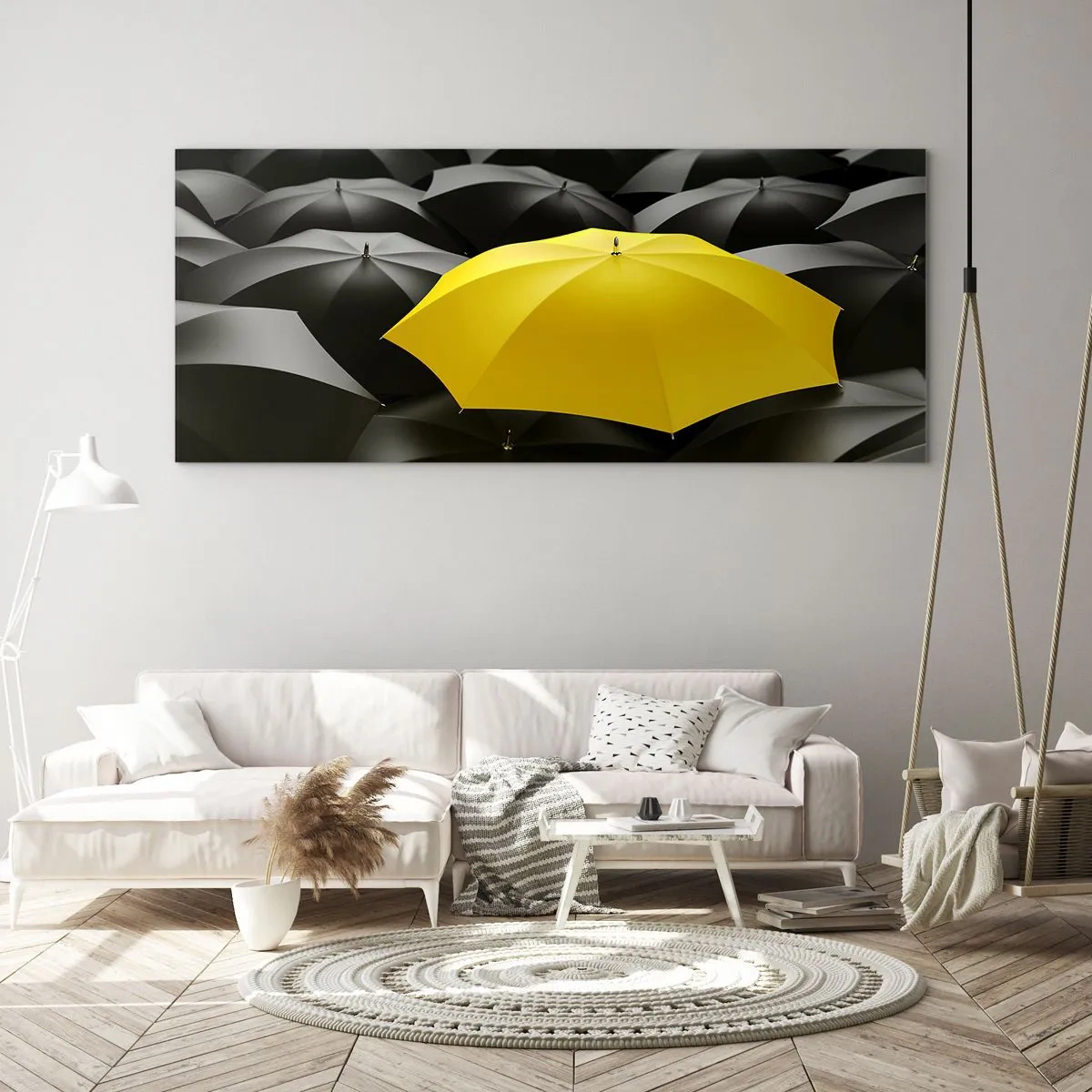 Schilderen op glas - Vaarwel verdriet - 90x30 cm