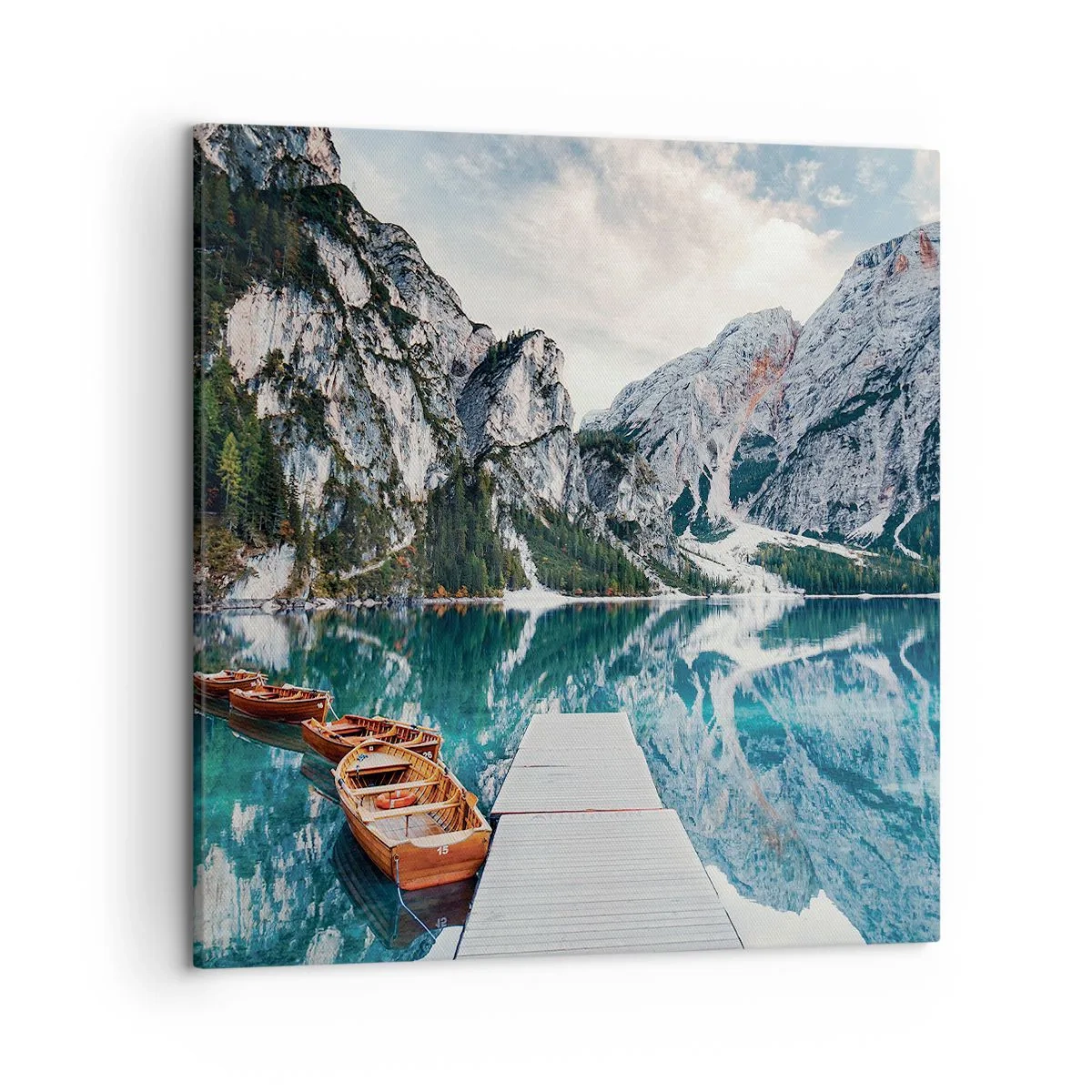 Schilderen op canvas - We zullen je schoonheid laten zien - 50x50 cm