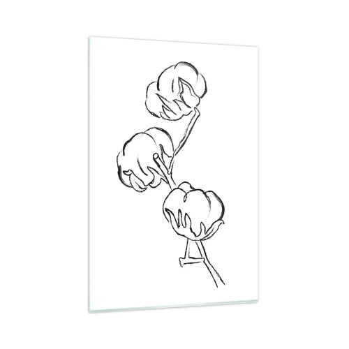 Schilderen op glas - Katoen dons - 80x120 cm