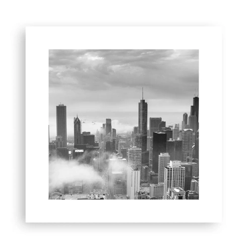 Poster - Amerikaans landschap - 30x30 cm