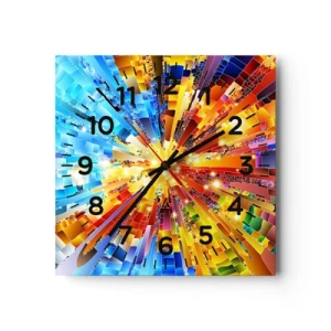 Wandklok - Klok - In medias res - 30x30 cm