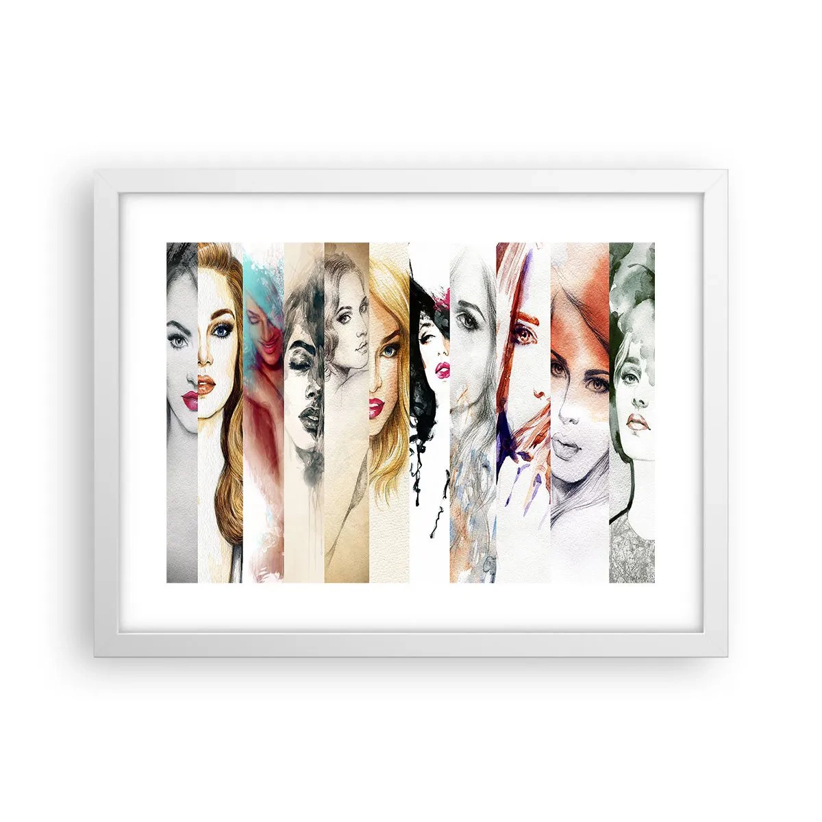 Poster in een witte lijst - En jij bent het altijd - 40x30 cm