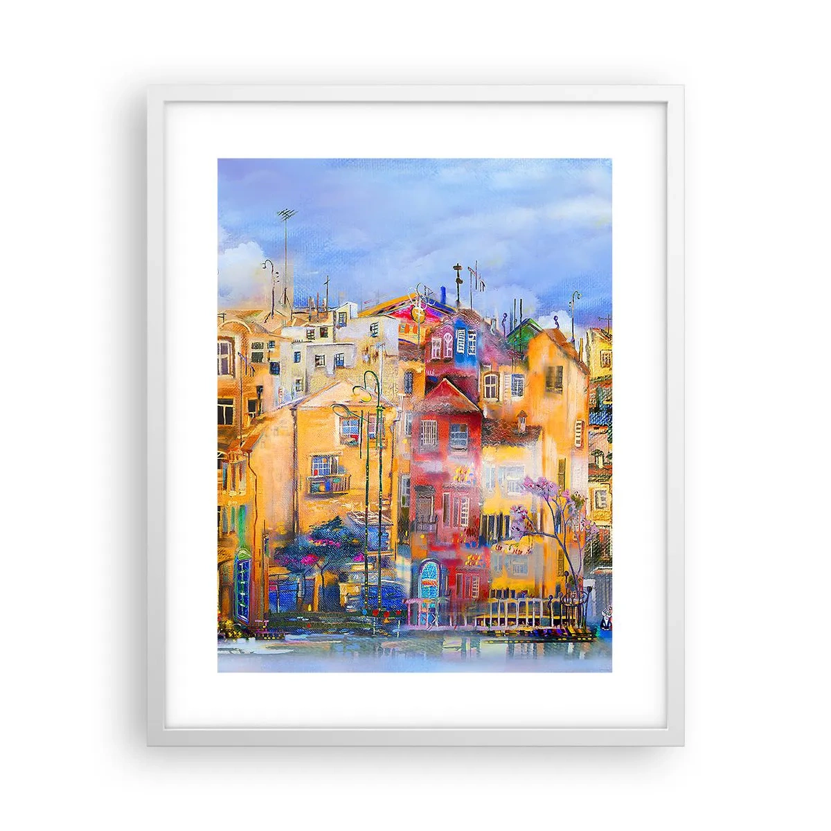 Poster in een witte lijst - Wij zijn samen - 40x50 cm