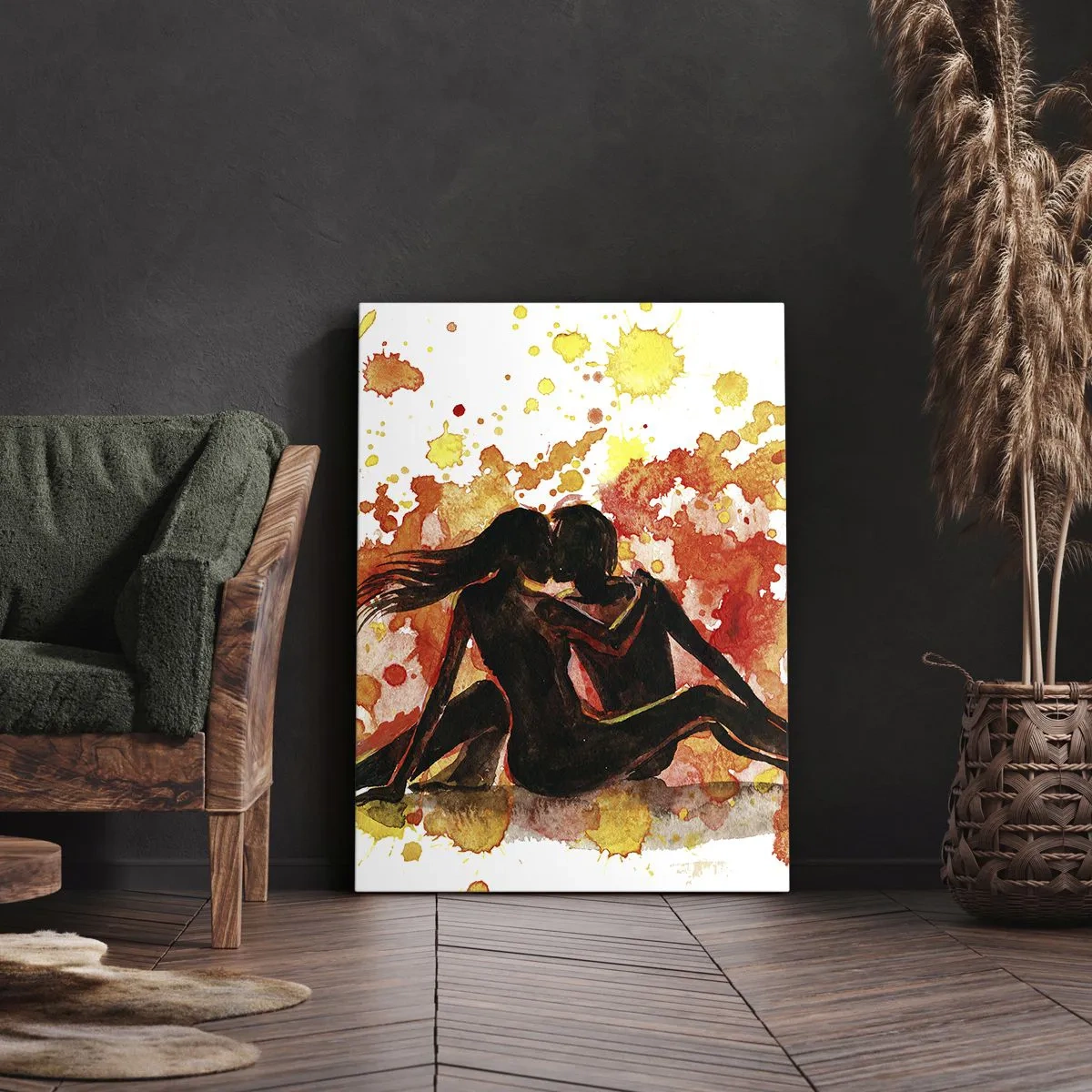 Schilderen op canvas - En er was licht - 65x120 cm