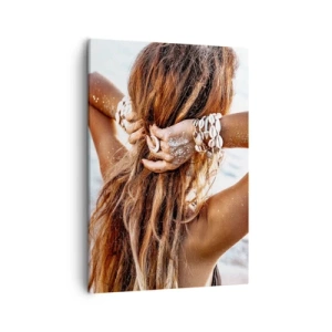 Schilderen op canvas - Een zusje van water en zon - 50x70 cm