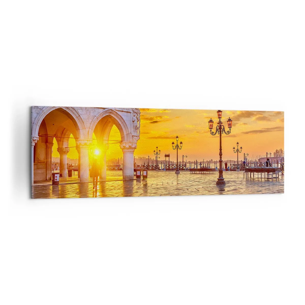Schilderen op canvas - Waar is iedereen? - 160x50 cm