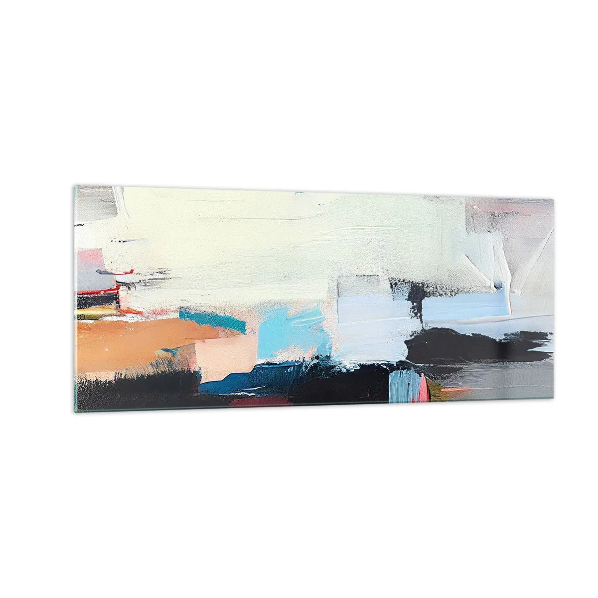 Schilderen op glas - Is er een methode? - 100x40 cm