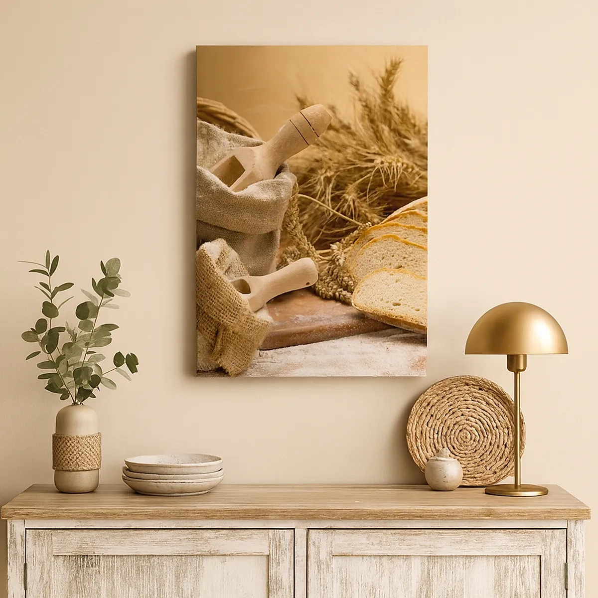 Schilderen op canvas - Alsof met mes gesneden! - 50x70 cm