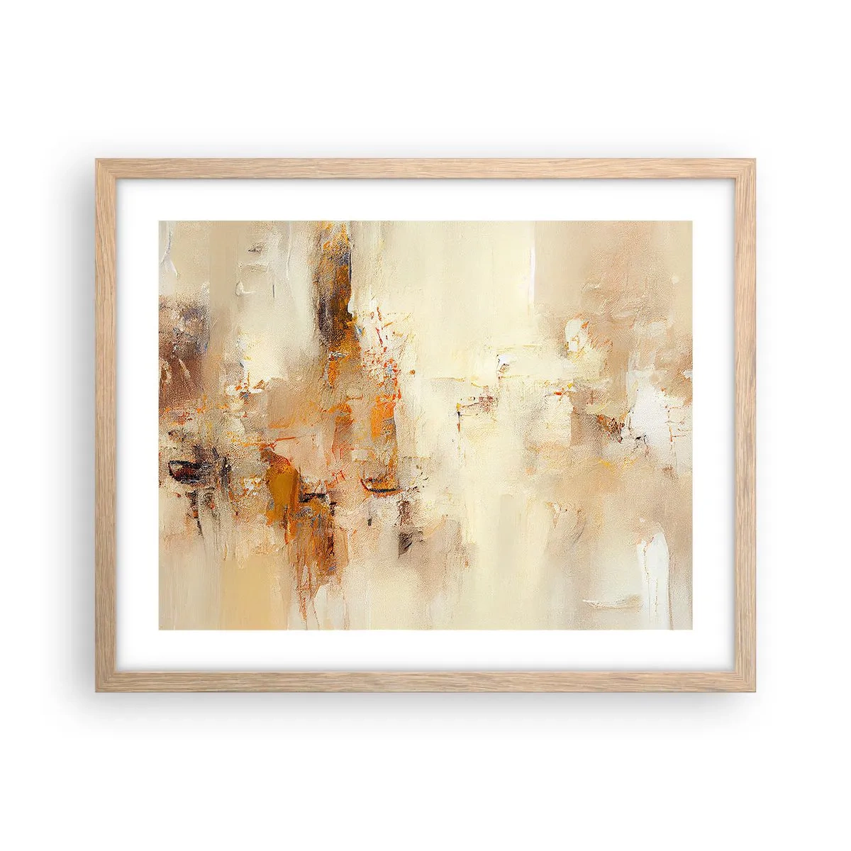 Een poster in een licht eiken lijst - Ziel van Amber - 50x40 cm