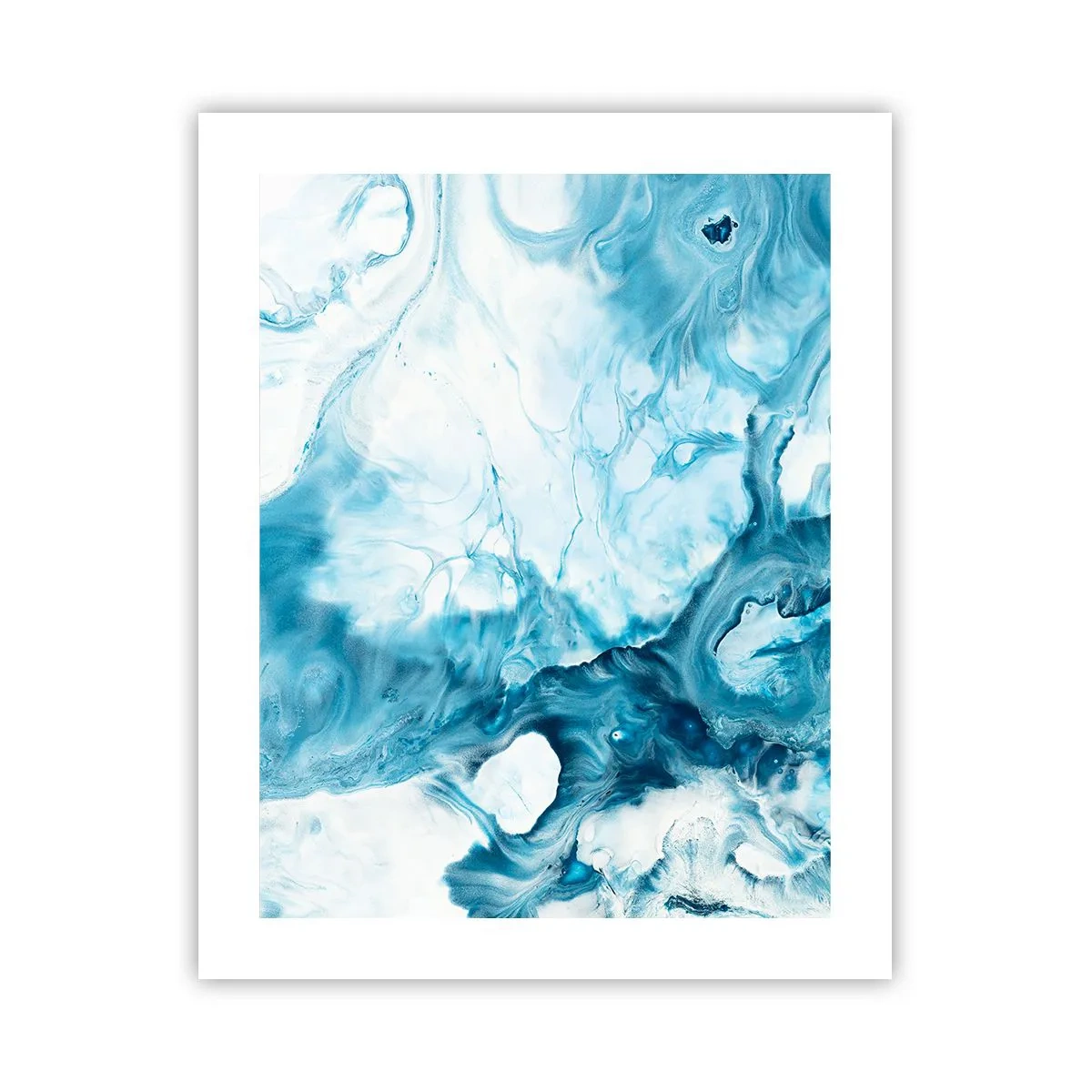 Poster - Blauw Concert - 40x50 cm