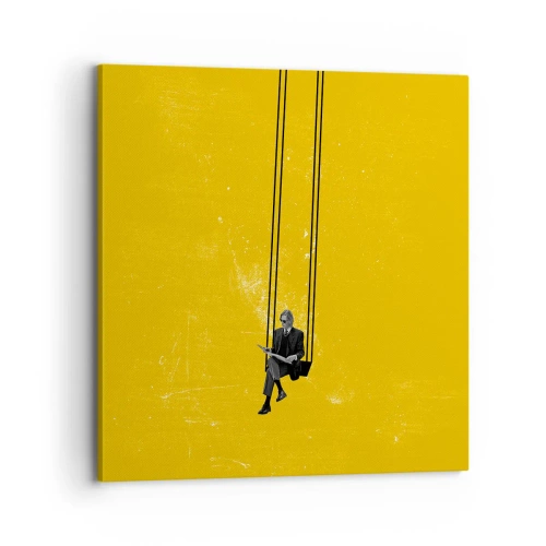 Schilderen op canvas - Dag als iedere dag - 70x70 cm