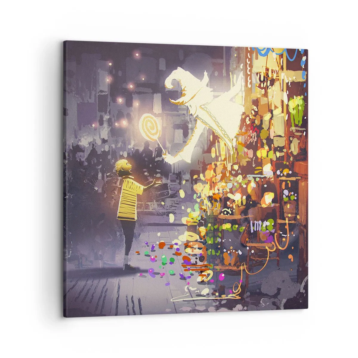 Schilderen op canvas - Tovenarij bestaat wel - 50x50 cm