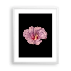 Poster in een witte lijst - Recht in het hart - 40x50 cm