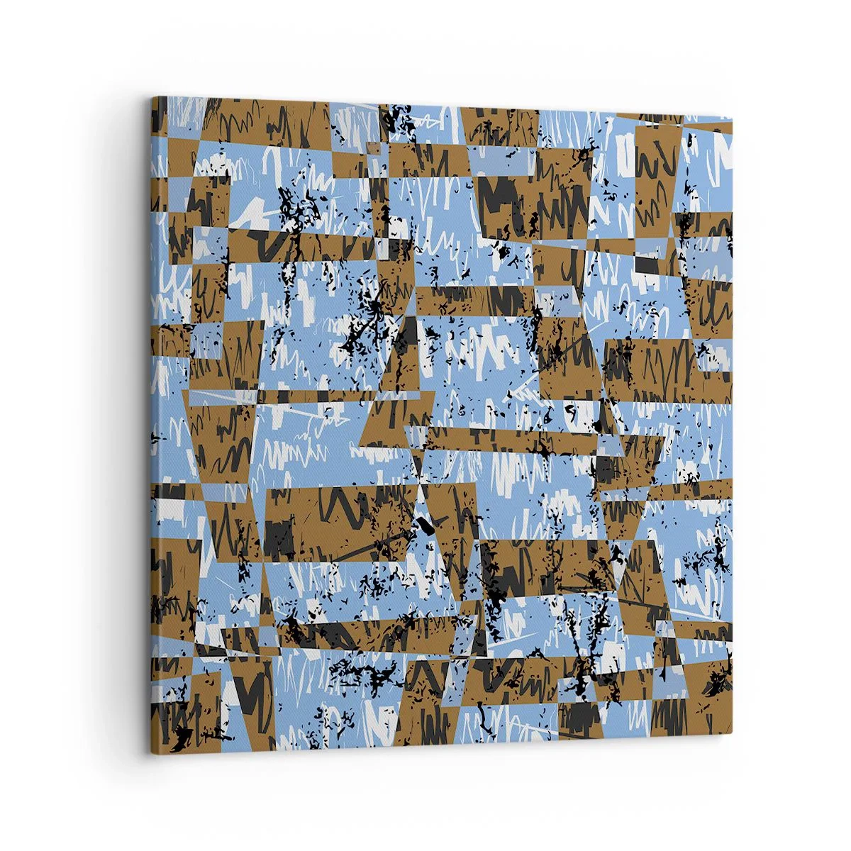 Schilderen op canvas - Een niet-menselijke knipsel - 60x60 cm