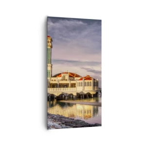 Schilderen op canvas - Tempel van de natuur - 65x120 cm