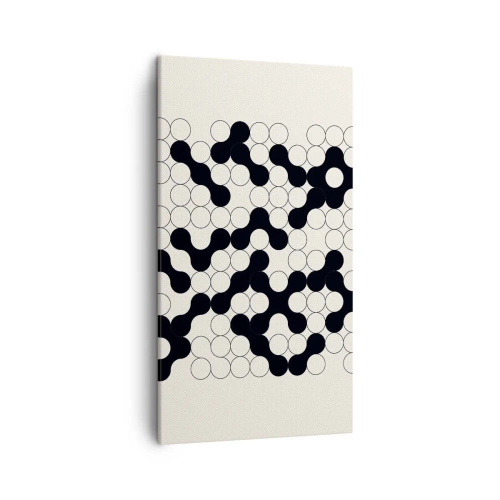 Schilderen op canvas - Chinees spel – variatie - 45x80 cm