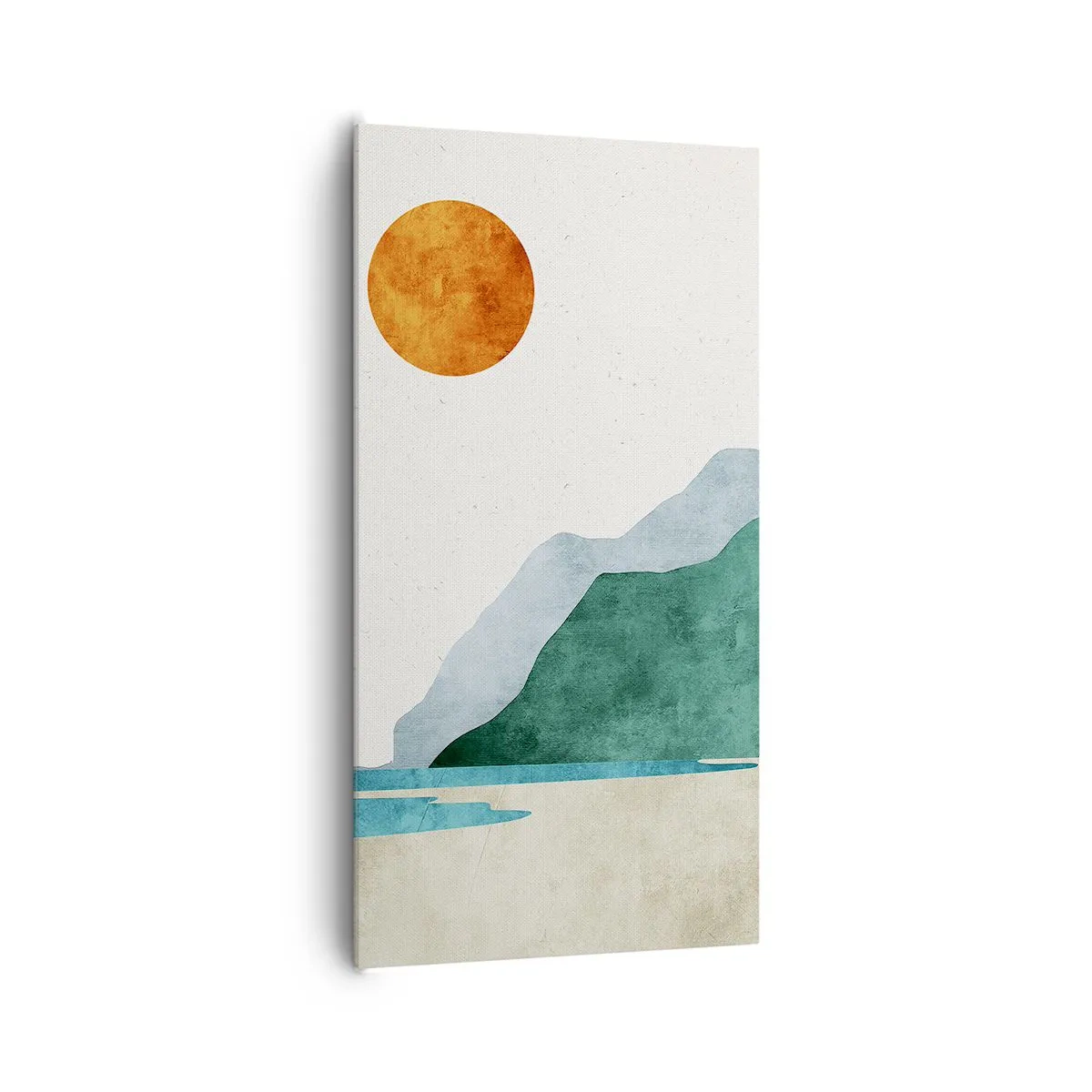 Schilderen op canvas - Landschap zoals het hoort te zijn - 65x120 cm