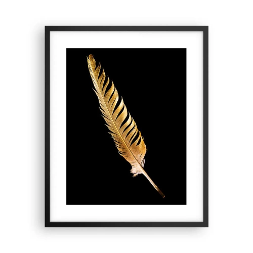 Poster in een zwarte lijst - HHij heeft een ongewoon talent voor schrijven… - 40x50 cm