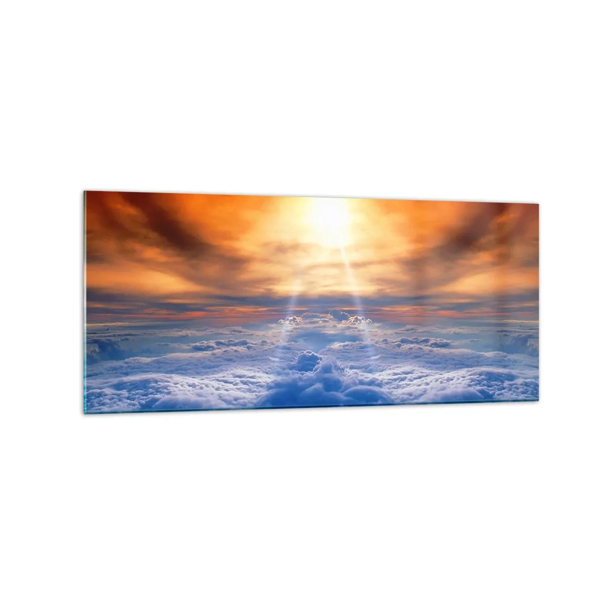 Schilderen op glas - Mystiek landschap - 120x50 cm