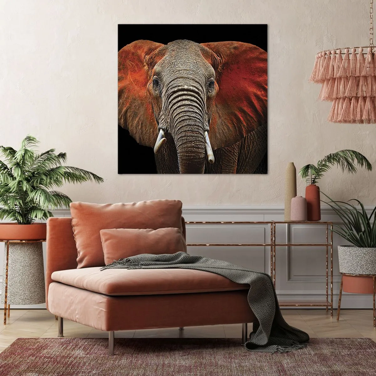 Schilderen op canvas - Ik ben wild, en jij? - 40x40 cm