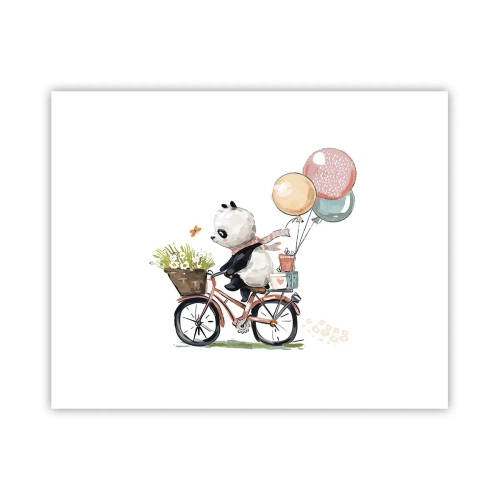 Poster - Vrolijke dag - 50x40 cm