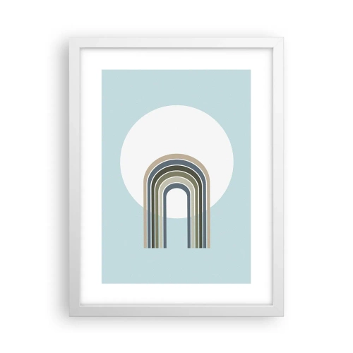 Poster in een witte lijst - Onweerstaanbare aantrekkingskracht - 30x40 cm