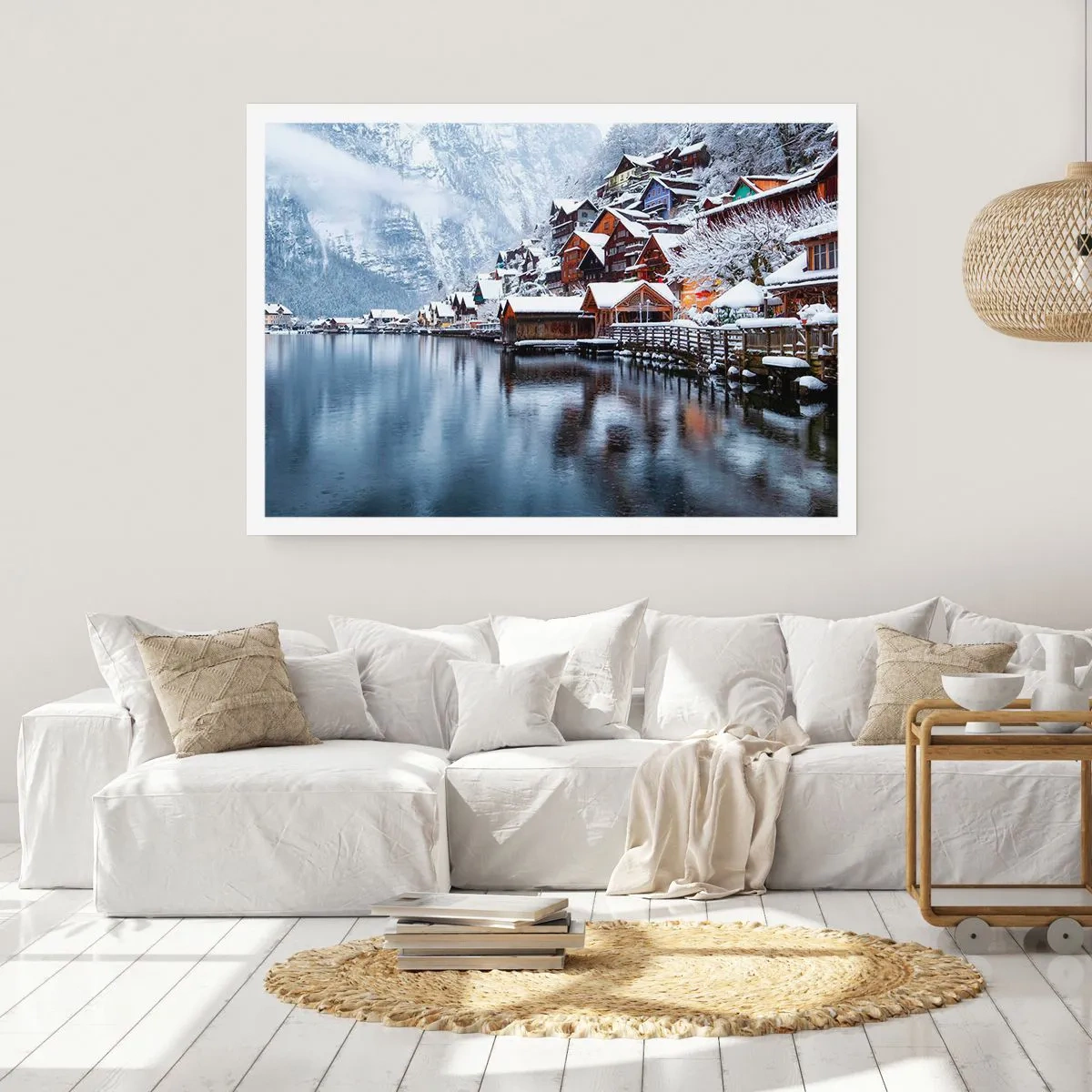 Poster - In winterdecoratie - 91x61 cm