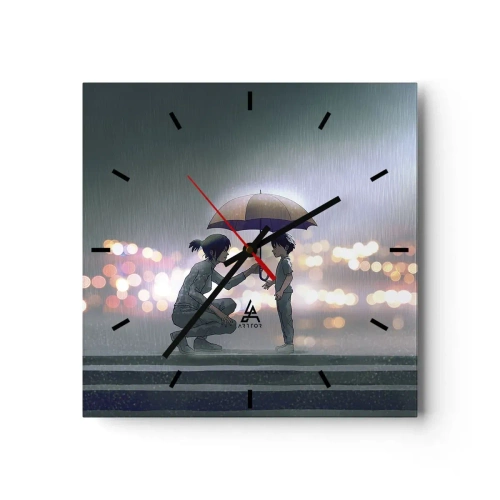Wandklok - Klok - En het is goed nu - 40x40 cm