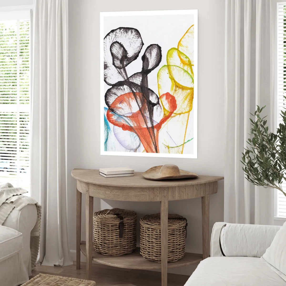 Poster - Bloemen met een ziel - 50x70 cm
