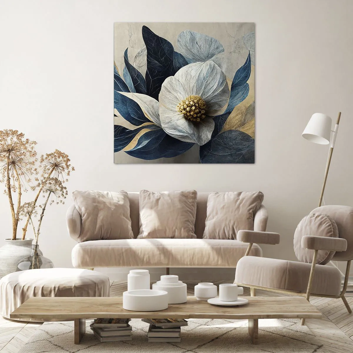 Schilderen op canvas - Hij heeft een hart van goud - 70x70 cm