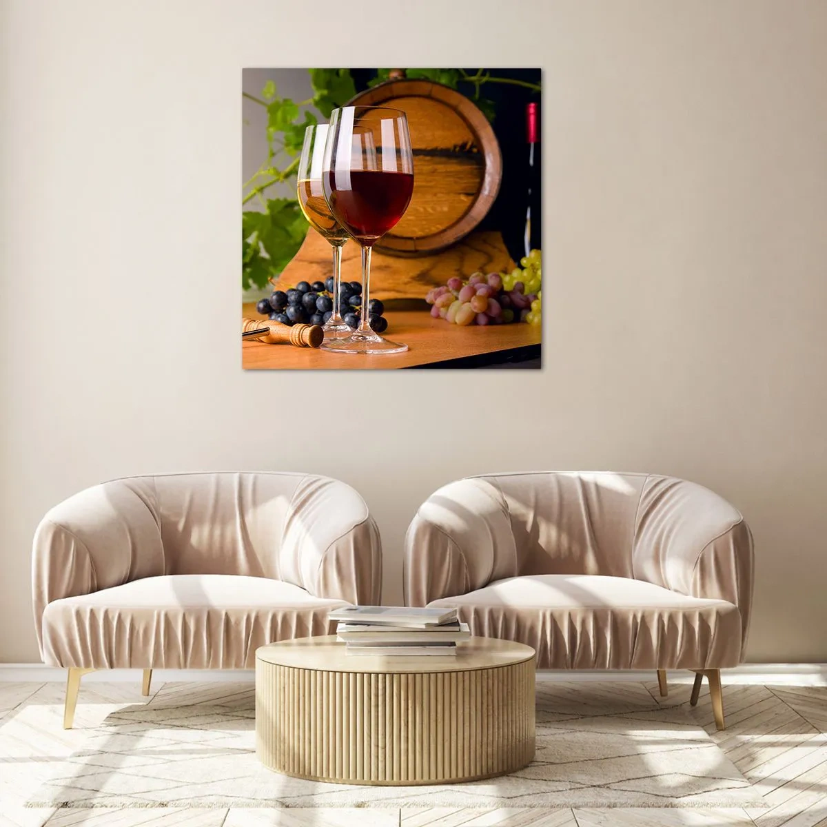 Schilderen op glas - Net als de oude meesters - 60x60 cm