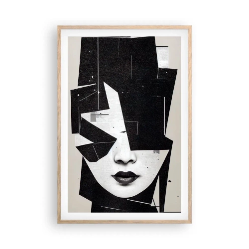 Een poster in een licht eiken lijst - Diep verborgen - 61x91 cm