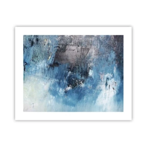 Poster - Rhapsody in Blauw - 50x40 cm