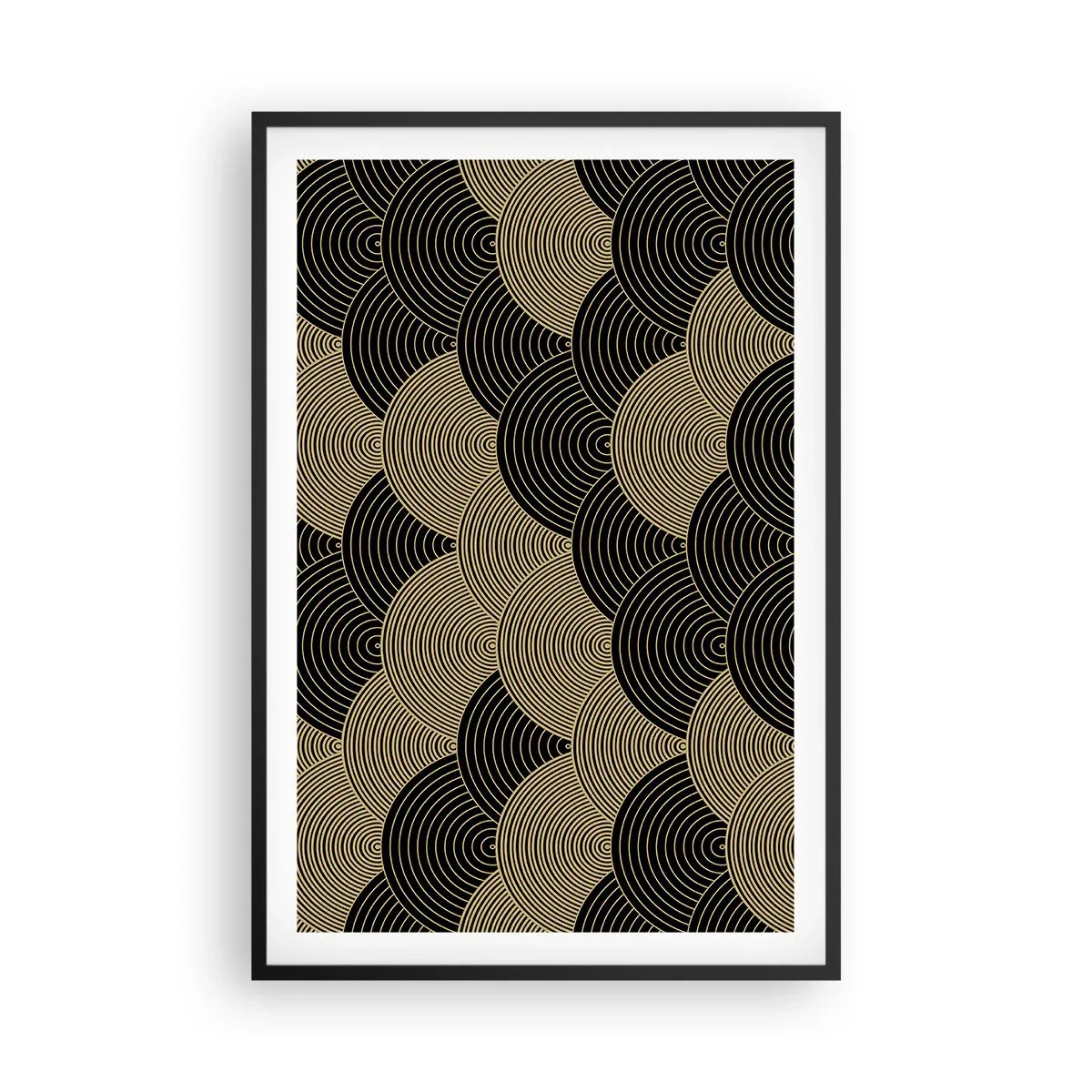 Poster in een zwarte lijst - Eenheid in veelheid - 61x91 cm