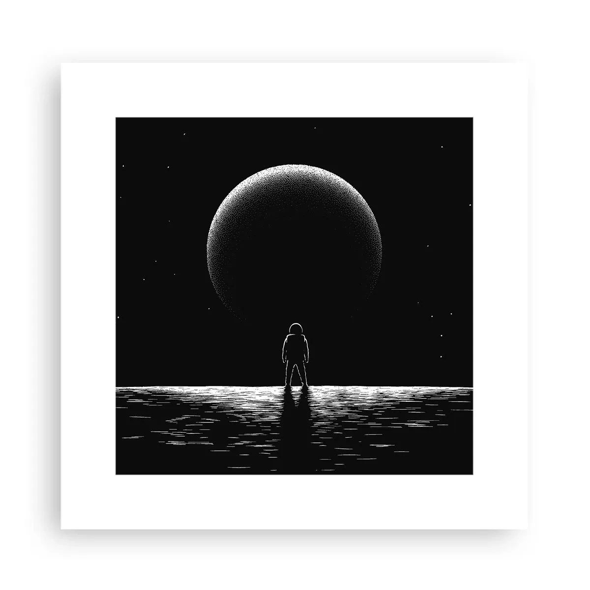 Poster - Oog in oog - 30x30 cm