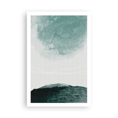 Poster - Ontmoeting met de mist - 61x91 cm