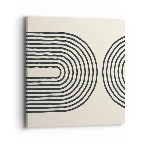 Schilderen op canvas - In een ogenblik ... - 40x40 cm