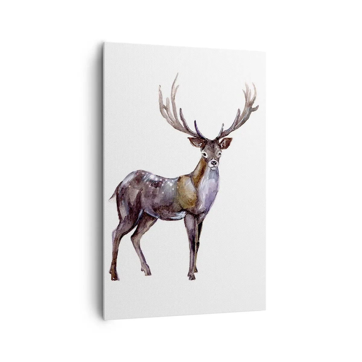 Schilderen op canvas - Koning van het noordelijke bos - 80x120 cm