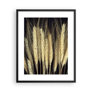 Poster in een zwarte lijst - Rustieke magie - 40x50 cm