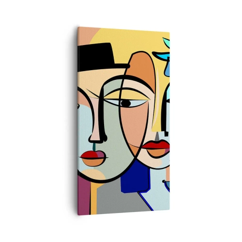 Schilderen op canvas - Picasso's randez-vous - 55x100 cm